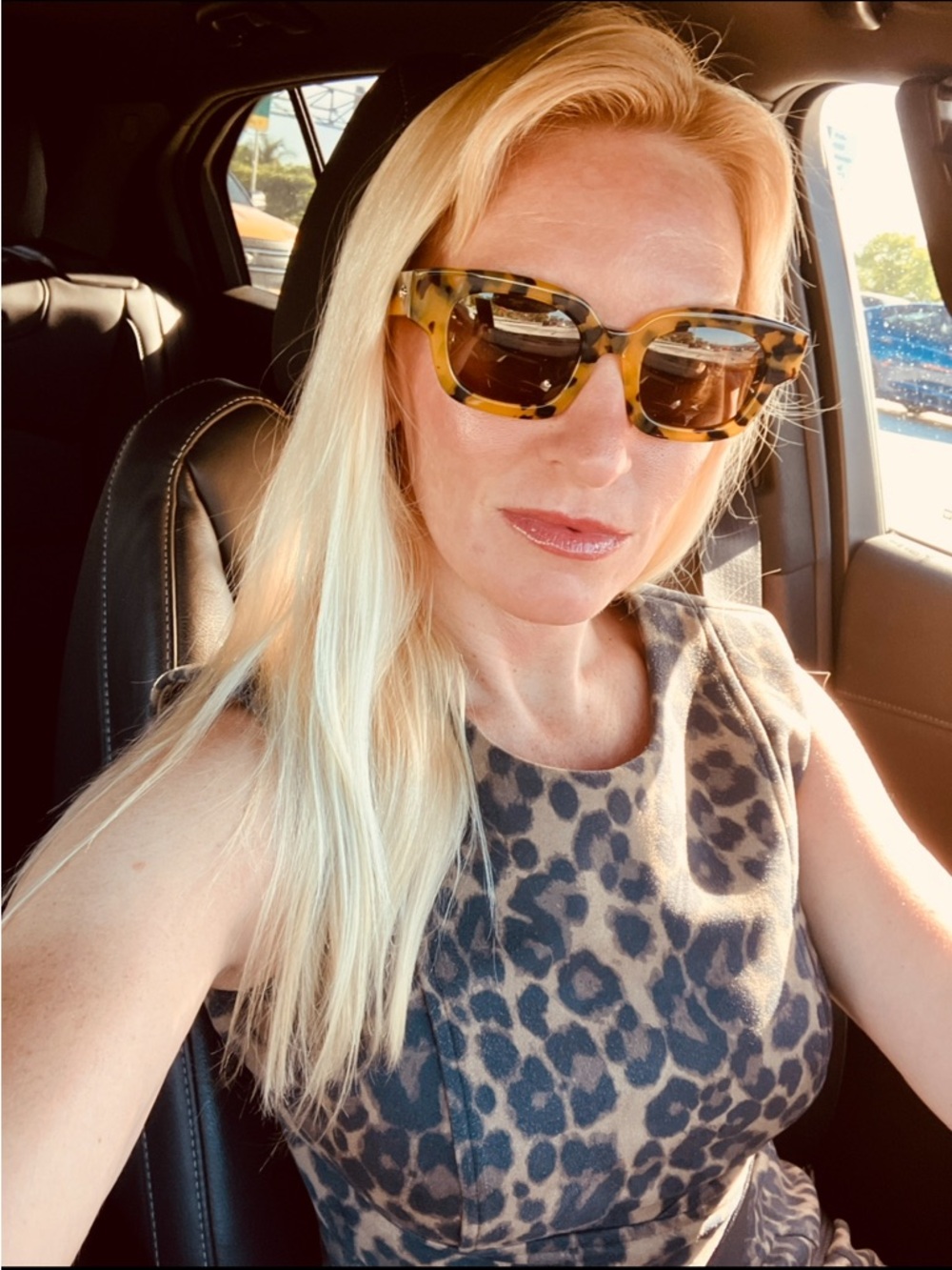 Crap Eyewear Tortoiseshell Brown & Amber Women's Sunglasses